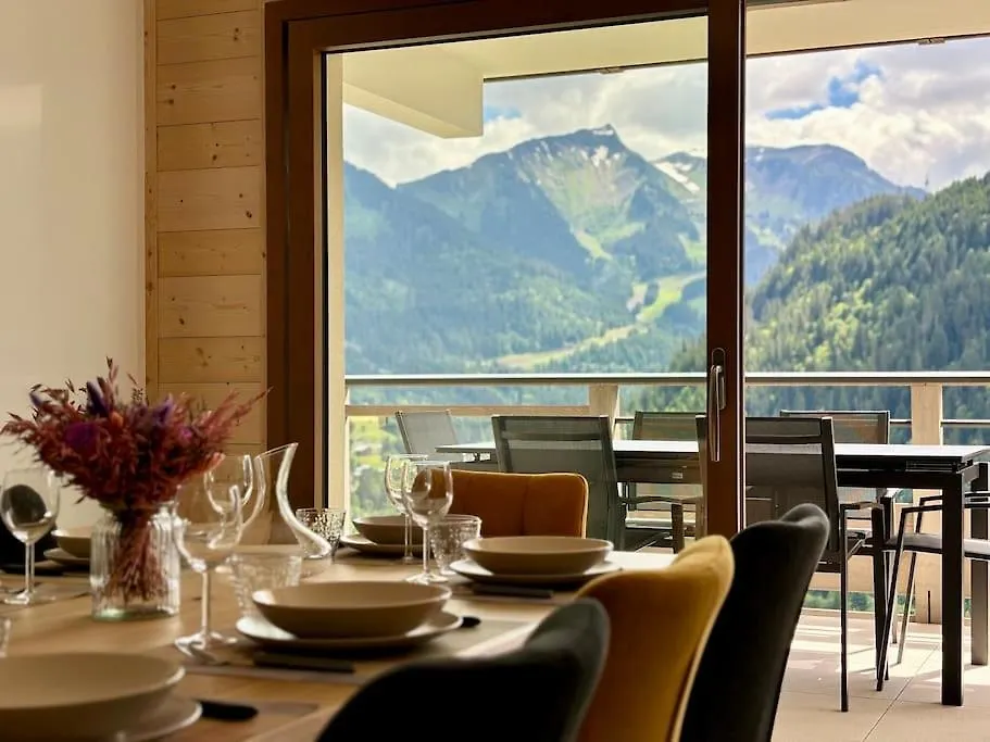 Le Theleme A202, Vue Panoramique Sur La Station - Multipass Inclu Apartment Chatel France