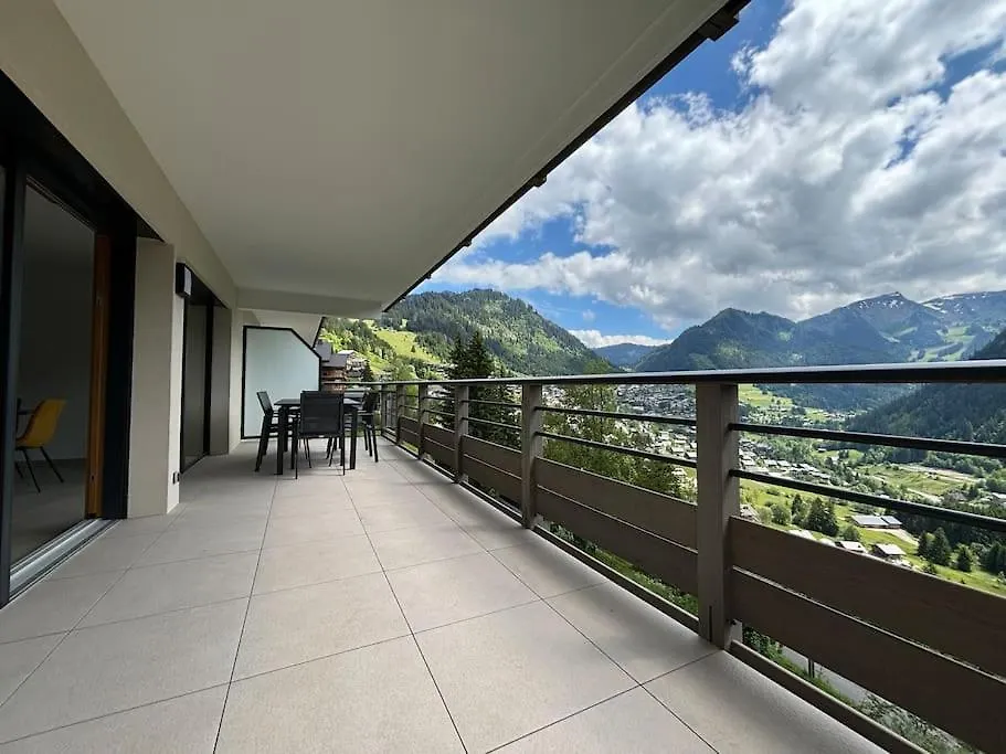 Le Theleme A202, Vue Panoramique Sur La Station - Multipass Inclu Apartment Chatel France